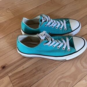 Teal converse Low-Top Sneakers